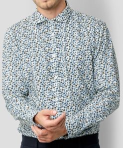 Skjorter Clean Cut Copenhagen | Clean Formal Aop Stretch Shirt - Color