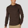 Strik Clean Cut Copenhagen | Merino Wool Knitted Jumper - Brun Melange