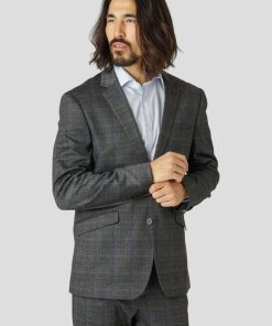 Blazere Clean Cut Copenhagen | Ronan 2-Button Blazer - Morkegra Tern