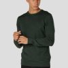 Strik Clean Cut Copenhagen | Merino Wool Knitted Jumper - Bottle Gron