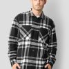 Skjorter & Overskjorter Clean Cut Copenhagen | Davis Overshirt - Black W. Ecru