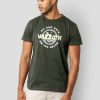 T-Shirts Clean Cut Copenhagen | Nico Slub Yarn T-Shirt - Bottle Green