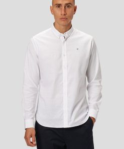 Skjorter Clean Cut Copenhagen | Oxford Stretch Shirt - Hvid