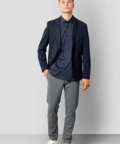 Bukser Clean Cut Copenhagen | Milano Jersey Stretch Pants - Morkegra Mix