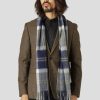 Tilbehor Clean Cut Copenhagen | Clean Cut Wool Scarf - Navy Tern