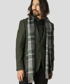 Blazere Clean Cut Copenhagen | Santos 2-Button Wool Blazer - Army Mix