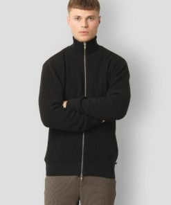 Strik Clean Cut Copenhagen | Mario Knitted Cardigan - Sort