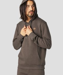 Sweatshirts & Hoodies Clean Cut Copenhagen | Basic Organic Bomuld Hoodie - Dark Brown