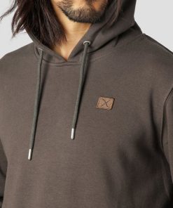 Sweatshirts & Hoodies Clean Cut Copenhagen | Basic Organic Bomuld Hoodie - Dark Brown