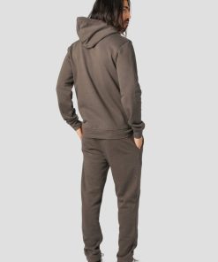 Sweatshirts & Hoodies Clean Cut Copenhagen | Basic Organic Bomuld Hoodie - Dark Brown