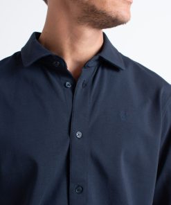 Skjorter Clean Cut Copenhagen | Clean Formal Stretch Shirt - Navy