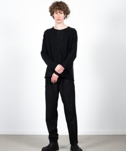 Strik Clean Cut Copenhagen | Budapest Boucle Knitted Jumper - Sort