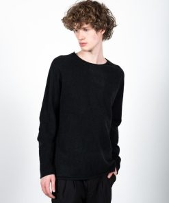 Strik Clean Cut Copenhagen | Budapest Boucle Knitted Jumper - Sort