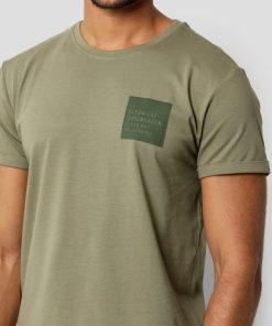 T-Shirts Clean Cut Copenhagen | Jake Organic Cotton T-Shirt - Stovet Gron