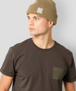 Tilbehor Clean Cut Copenhagen | Hugo Logo Beanie - Khaki