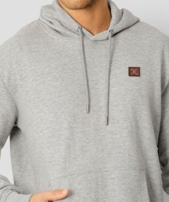 Sweatshirts & Hoodies Clean Cut Copenhagen | Basic Organic Bomuld Hoodie - Lysegra Mel