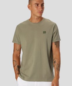 T-Shirts Clean Cut Copenhagen | Basic Organic T-Shirt - Stovet Gron Melange