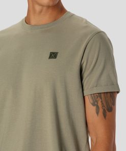 T-Shirts Clean Cut Copenhagen | Basic Organic T-Shirt - Stovet Gron Melange