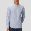 Skjorter Clean Cut Copenhagen | Oxford Striped Stretch Shirt - Lysebla