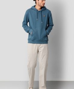 Sweatshirts & Hoodies Clean Cut Copenhagen | Basic Organic Bomuld Hoodie - Pacific Blue