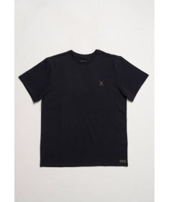 T-Shirts Clean Cut Copenhagen | Cross Logo Organic T-Shirt - Mork Navy