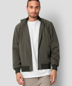 Jakker & Frakke Clean Cut Copenhagen | Ryan Nylon Jacket - Bottle Gron