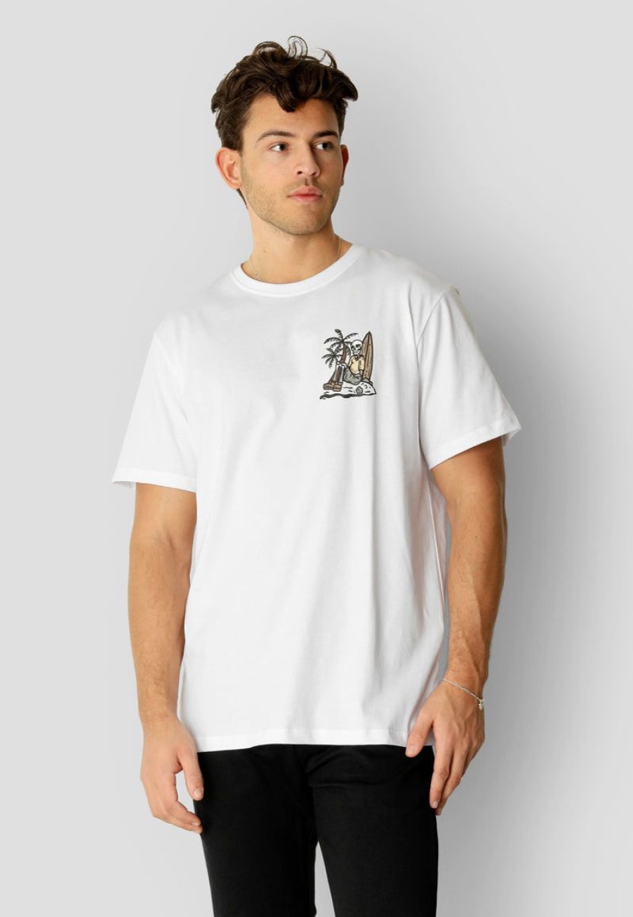 T-Shirts Clean Cut Copenhagen | Trey Cotton T-Shirt - Hvid