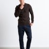 Strik Clean Cut Copenhagen | Yak Wool Knitted Sweater - Dark Brown