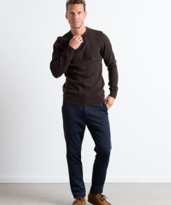 Strik Clean Cut Copenhagen | Yak Wool Knitted Sweater - Dark Brown