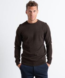 Strik Clean Cut Copenhagen | Yak Wool Knitted Sweater - Dark Brown