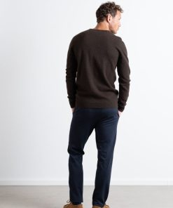 Strik Clean Cut Copenhagen | Yak Wool Knitted Sweater - Dark Brown