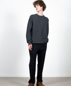 Strik Clean Cut Copenhagen | Oliver Recycled Cotton Jumper - Morkegra