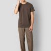 Bukser Clean Cut Copenhagen | Lyon Xo Luca Pleat Pants - Mork Kamel