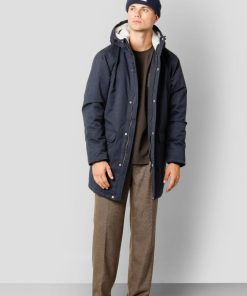 Bukser Clean Cut Copenhagen | Lyon Xo Luca Pleat Pants - Mork Kamel