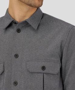 Overskjorter Clean Cut Copenhagen | Milano Pocket Overshirt - Denim Melange