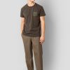 T-Shirts Clean Cut Copenhagen | Jake Organic T-Shirt - Dark Brown / Dark Brown