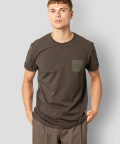 T-Shirts Clean Cut Copenhagen | Jake Organic T-Shirt - Dark Brown / Dark Brown