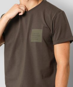 T-Shirts Clean Cut Copenhagen | Jake Organic T-Shirt - Dark Brown / Dark Brown