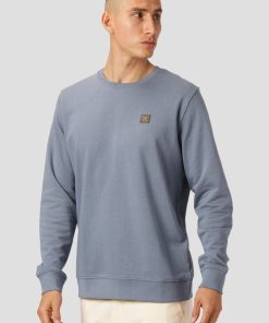 Sweatshirts & Hoodies Clean Cut Copenhagen | Basic Organic Bomuld Sweatshirt - Stovet Bla