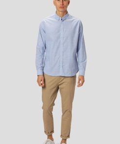 Skjorter Clean Cut Copenhagen | Oxford Stretch Shirt - Lysebla