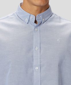 Skjorter Clean Cut Copenhagen | Oxford Stretch Shirt - Lysebla