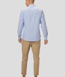 Skjorter Clean Cut Copenhagen | Oxford Stretch Shirt - Lysebla