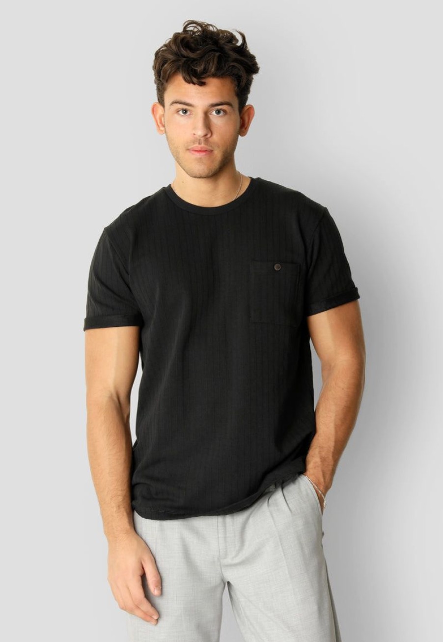 T-Shirts Clean Cut Copenhagen | Timothy Structured T-Shirt - Sort