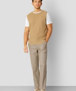 Strik Clean Cut Copenhagen | Otis Xo Cotton Slipover - Sand Melange