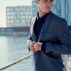 Blazere Clean Cut Copenhagen | Milano Jersey Stretch Blazer - Denim Melange