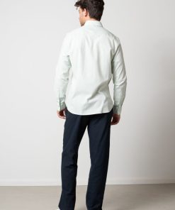 Skjorter & Overskjorter Clean Cut Copenhagen | Oxford Stretch Shirt - Minty Green Melange