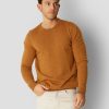 Strik Clean Cut Copenhagen | Merino Wool Knitted Jumper - Bronze Melange