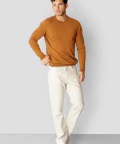 Strik Clean Cut Copenhagen | Merino Wool Knitted Jumper - Bronze Melange