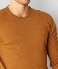 Strik Clean Cut Copenhagen | Merino Wool Knitted Jumper - Bronze Melange