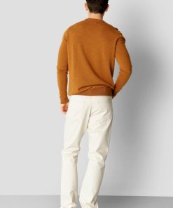 Strik Clean Cut Copenhagen | Merino Wool Knitted Jumper - Bronze Melange